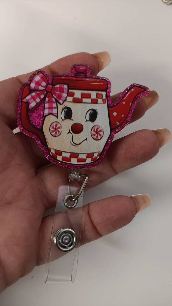 little teapot badge reel