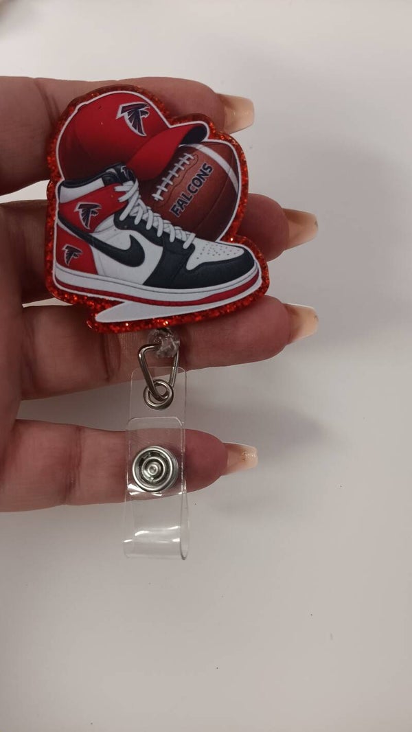 basketball sport badge reel