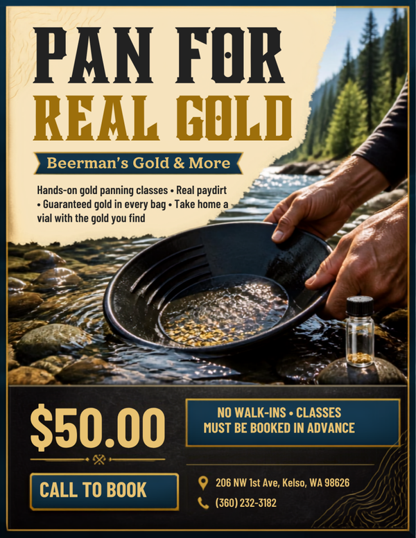 Gold panning class