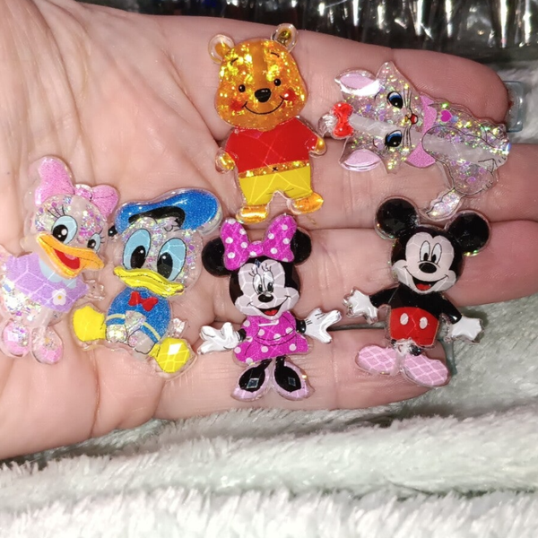 acrylic Disney characters pen toppers