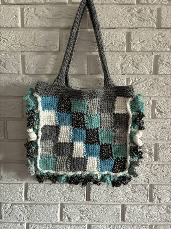 Patchwork No. 22 — Pixel Patch Tote