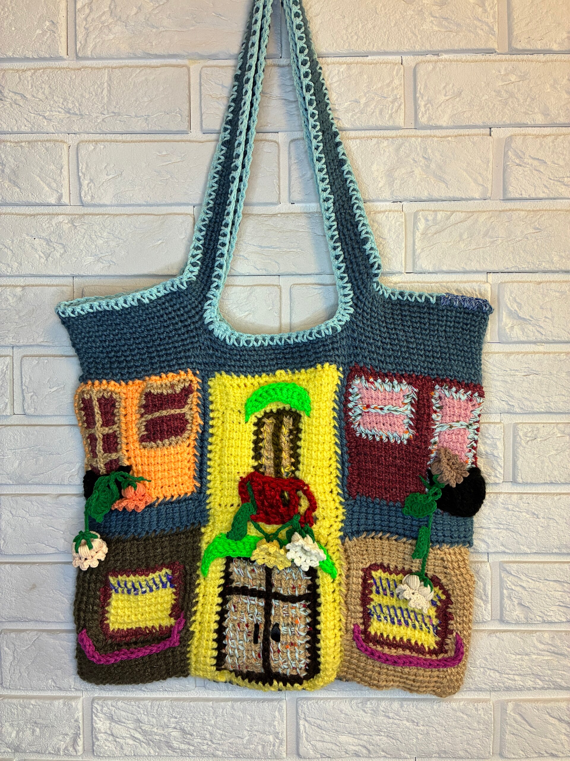 Facades No. 5 – Crochet House Tote