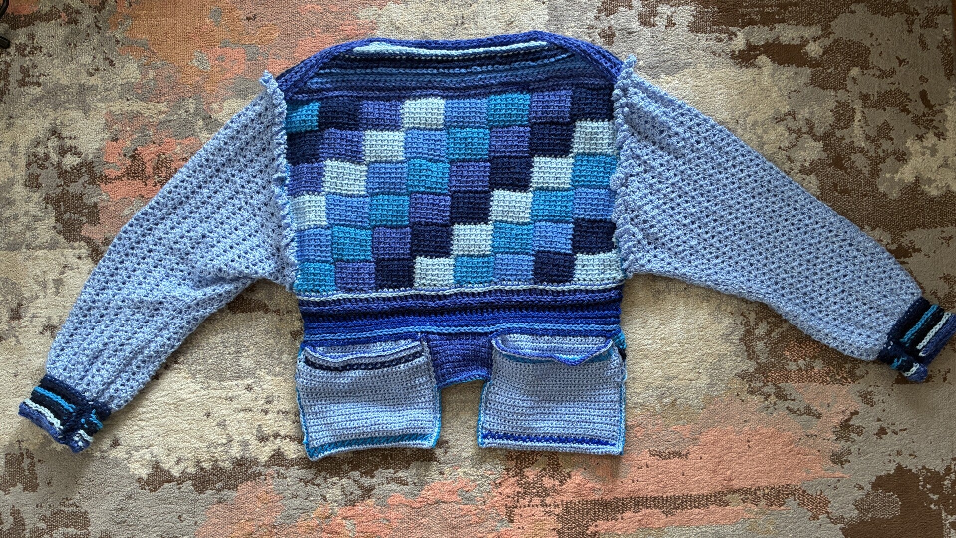 Knitwear No. 05 – Blue Mosaic