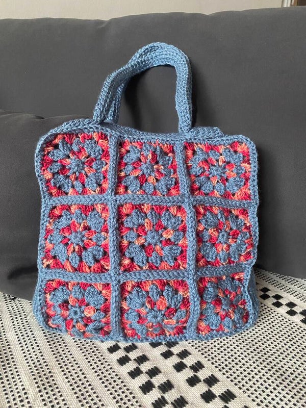 Patchwork No. 31 – Denim Bloom Tote