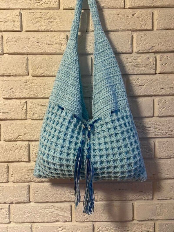 One-Off No. 28 – Handmade Crochet Shoulder Bag