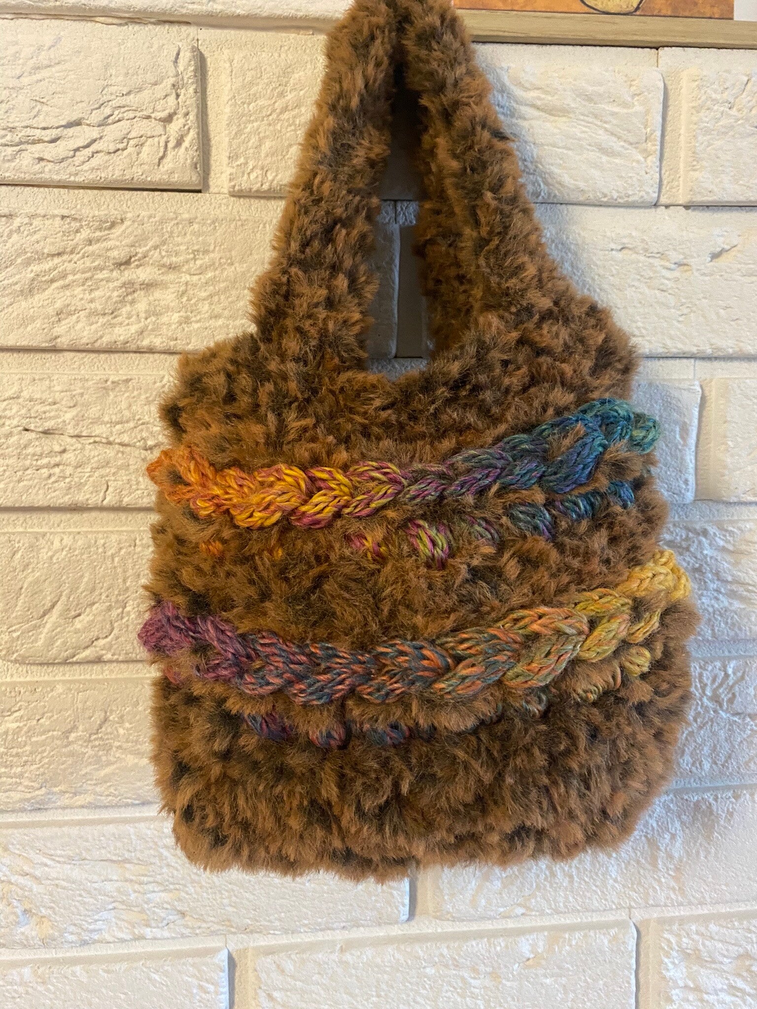 Little Everyday No. 2 – Handmade Crochet Teddy Mini Tote