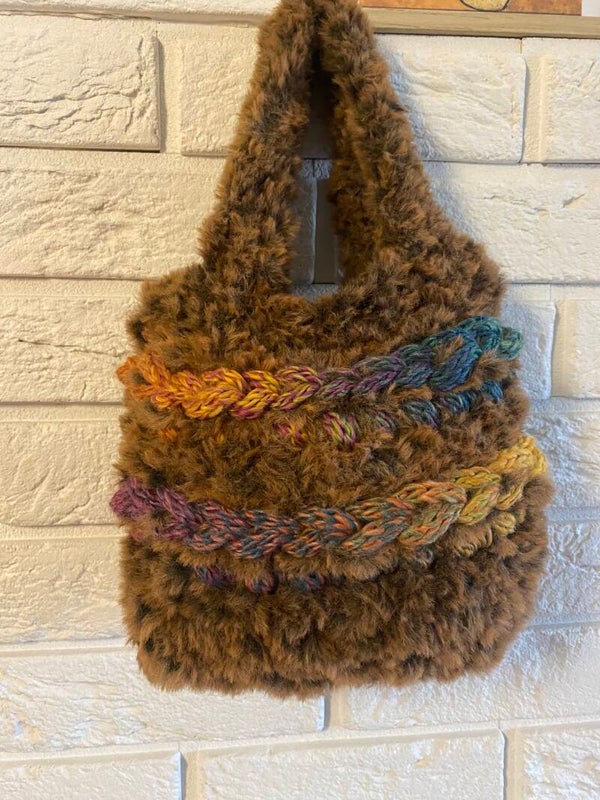 Little Everyday No. 2 – Handmade Crochet Teddy Mini Tote