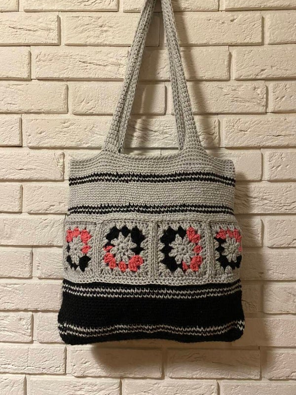 Patchwork No. 26 — Granny Stripe Tote