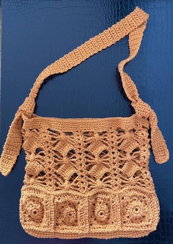 Everyday No. 25 – Handmade Crochet Boho Crossbody Bag