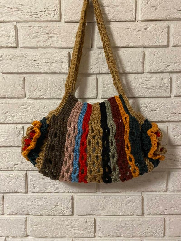 One-Off No. 27 – Handmade Crochet Shoulder Bag