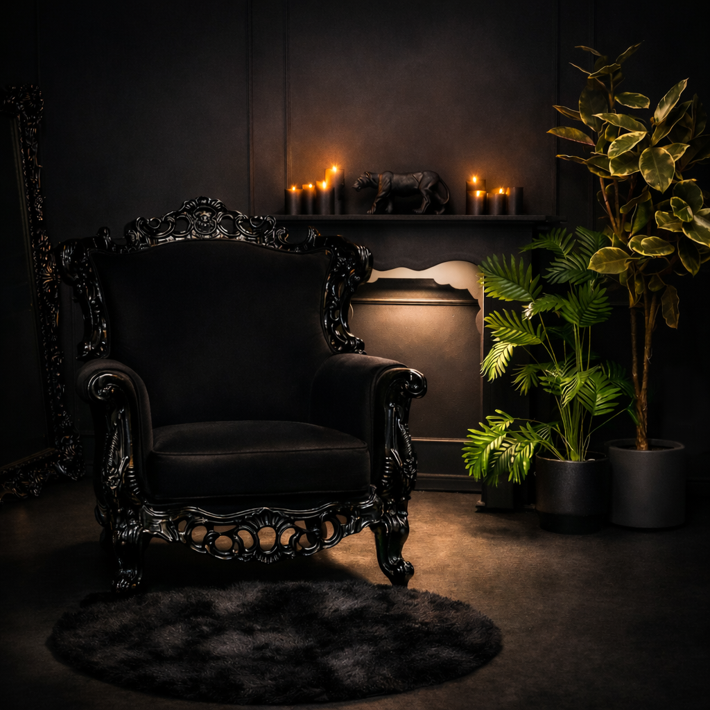 Fotostudio Dortmund schwarze Barock Szene