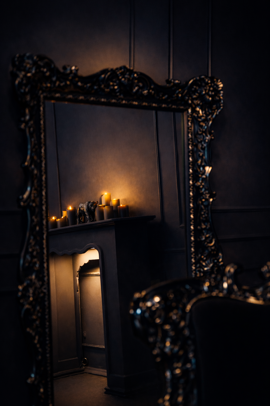 Fotostudio Dortmund schwarze Barock Szene