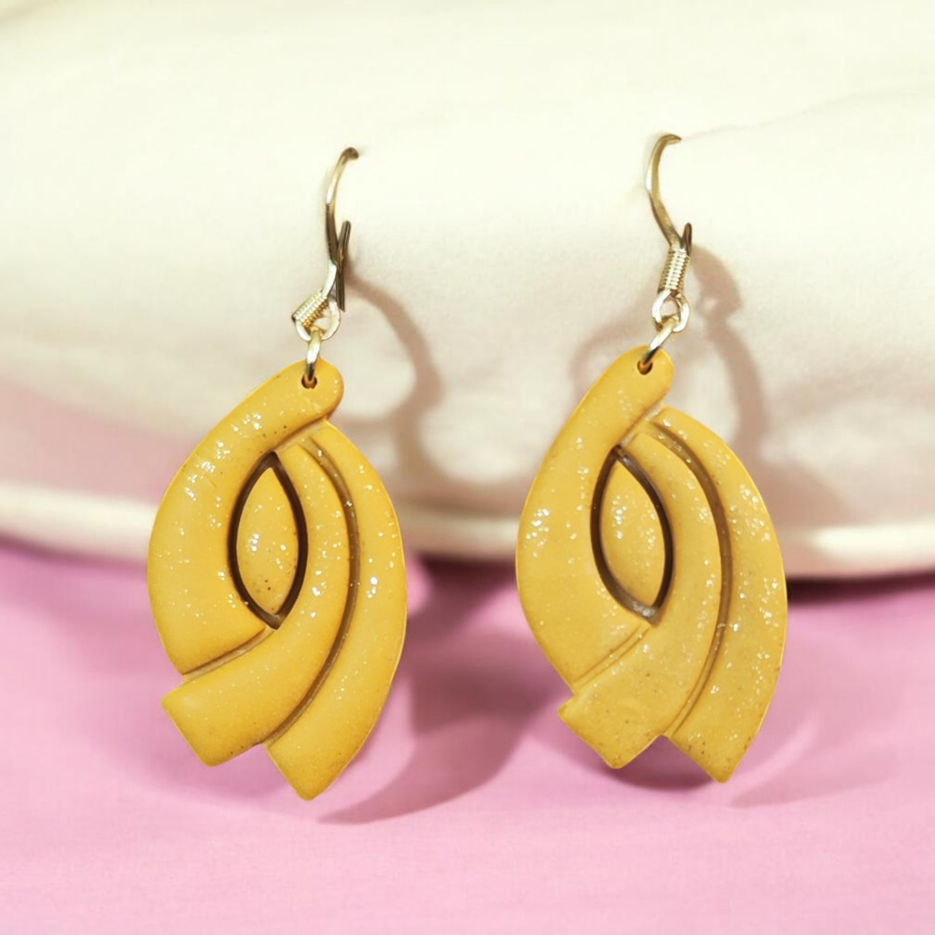 Arlette - Boucles d'oreilles en pâte polymère