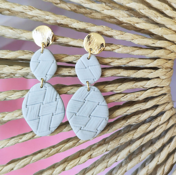 Evy - Boucles d'oreilles en argile polymère