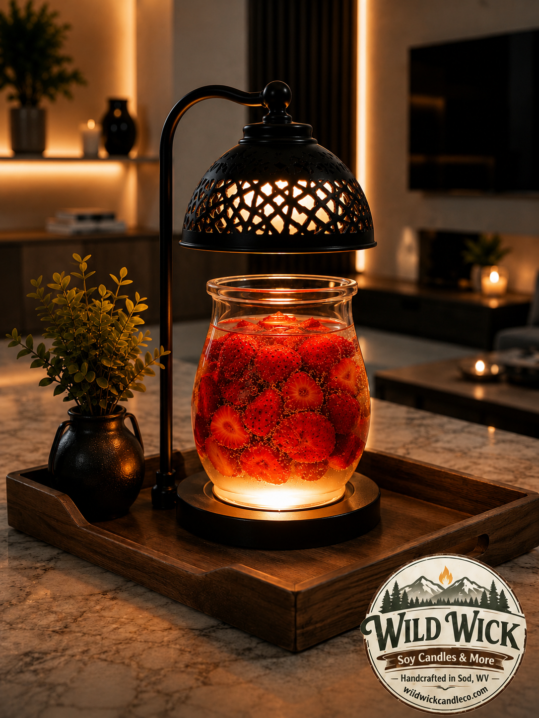 Wickless Candle