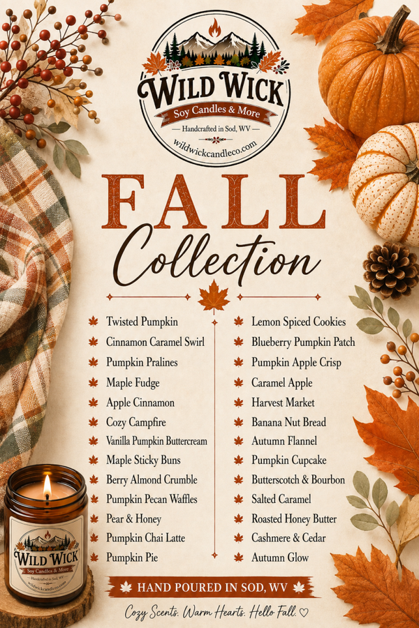 Fall Collection 8oz Candles