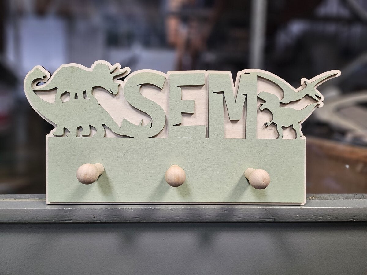 Porte-manteau enfant Dino