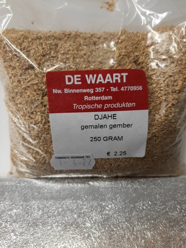 Gemalen gember grof (djahe)