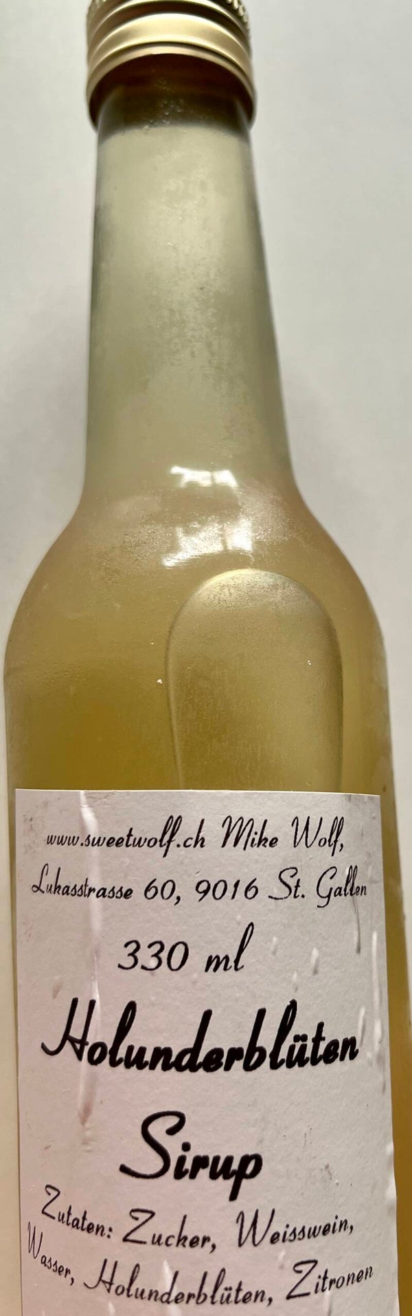 Hausgemachter Holunderblüten Sirup