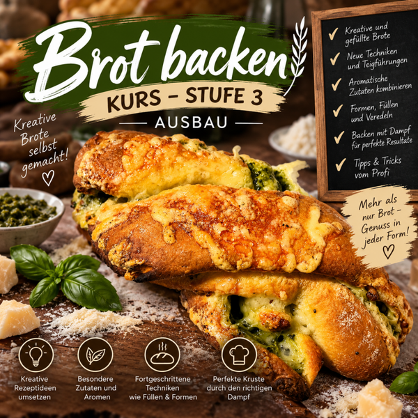 Backkurs Brot backen Stufe 3 Ausbau am 10.03.27