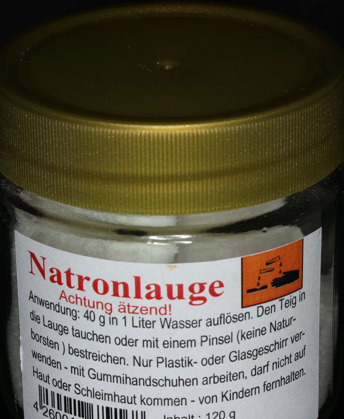 120g Natronlauge | Sweetwolf.ch
