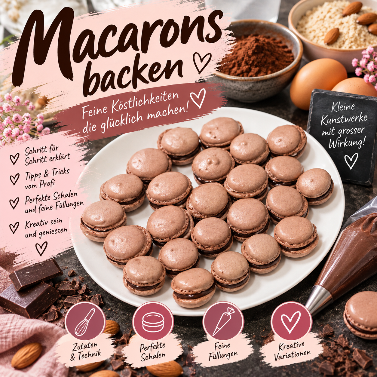 Backkurs: Macarons am 26.10.26 von 18-22 Uhr