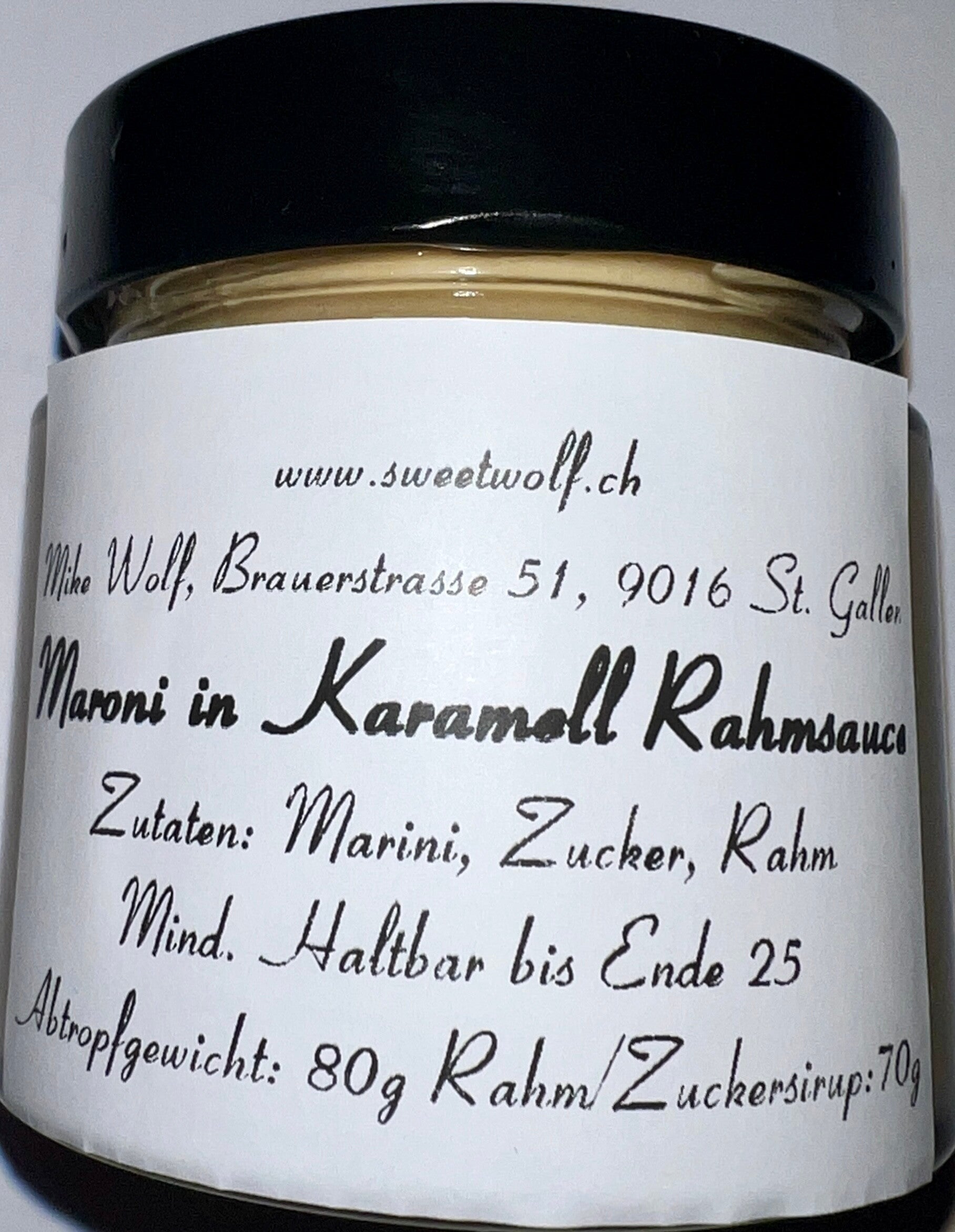 Hausgemachtes: Maroni in Karamell Rahmsauce