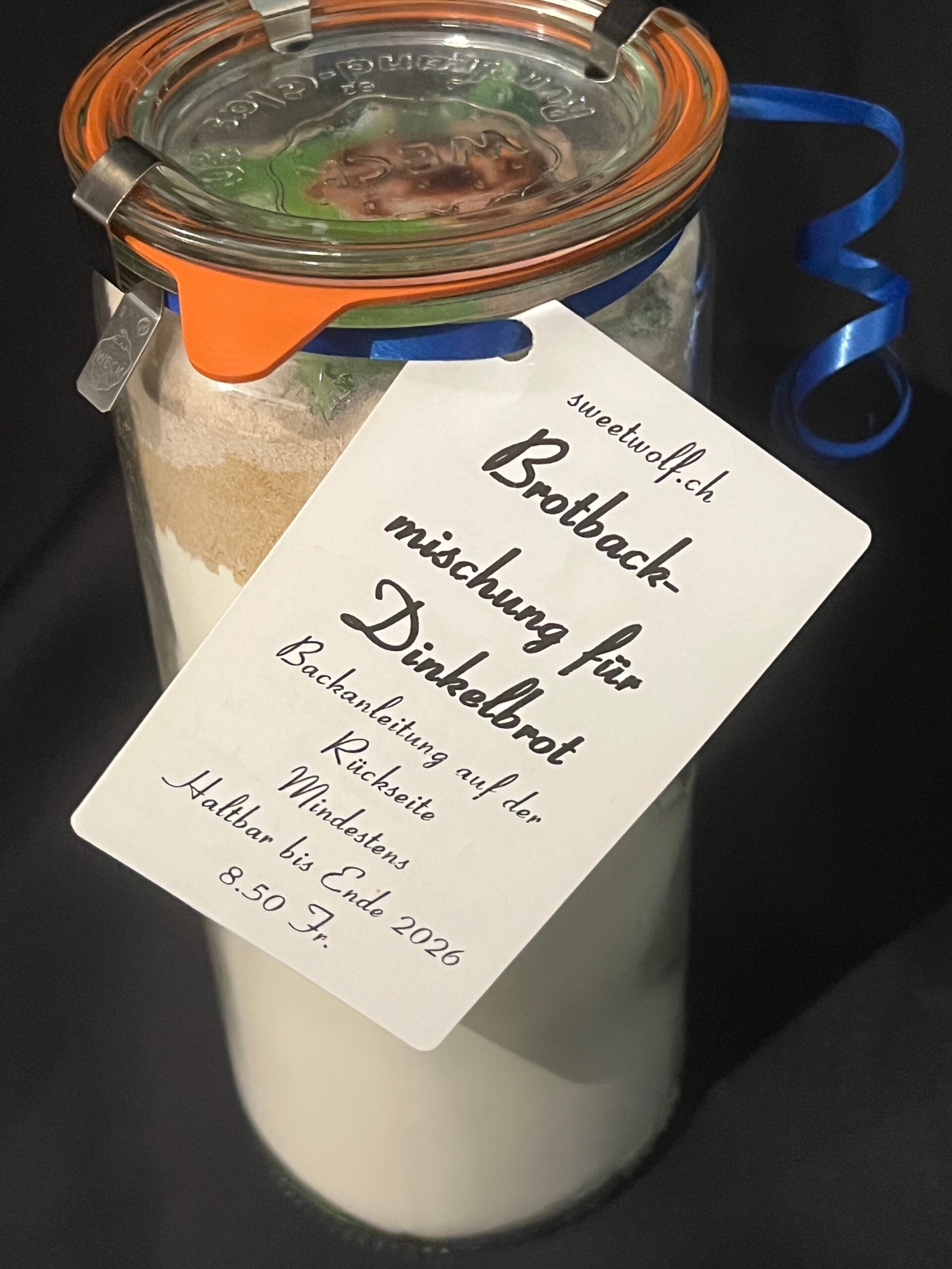 Hausgemachte Brot Back Mischung: Dinkelbrot