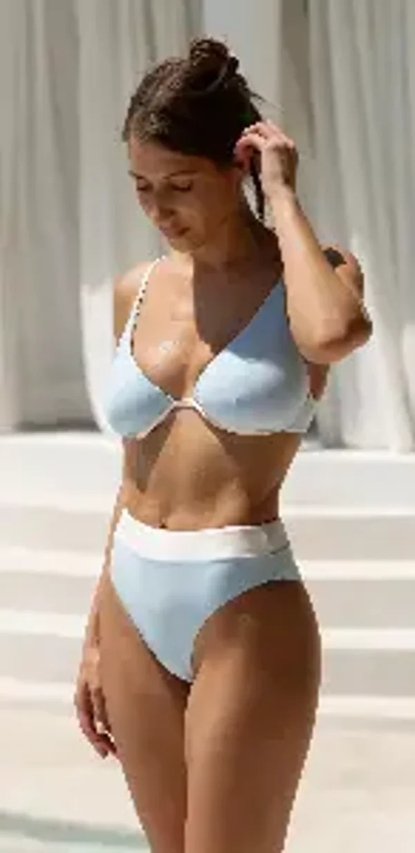 Amanda Batula Swim Celestial Blue Gabbi Bottom - Blue - XS