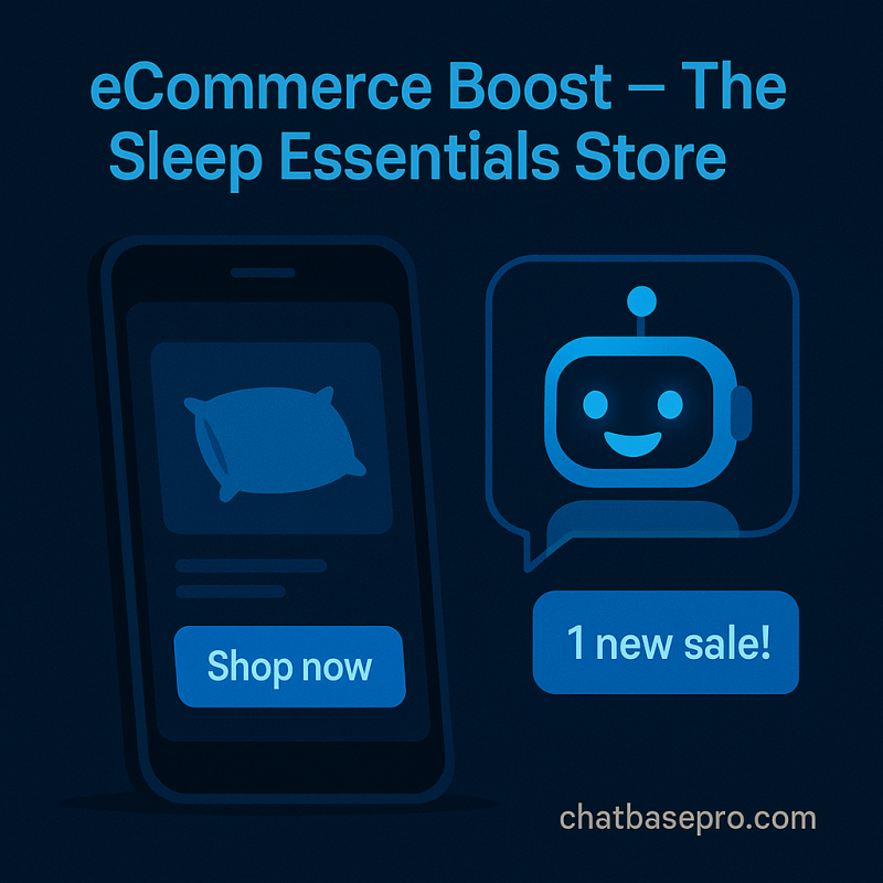 AI chatbot boosting e-commerce store sales 24/7 – ChatBasePro