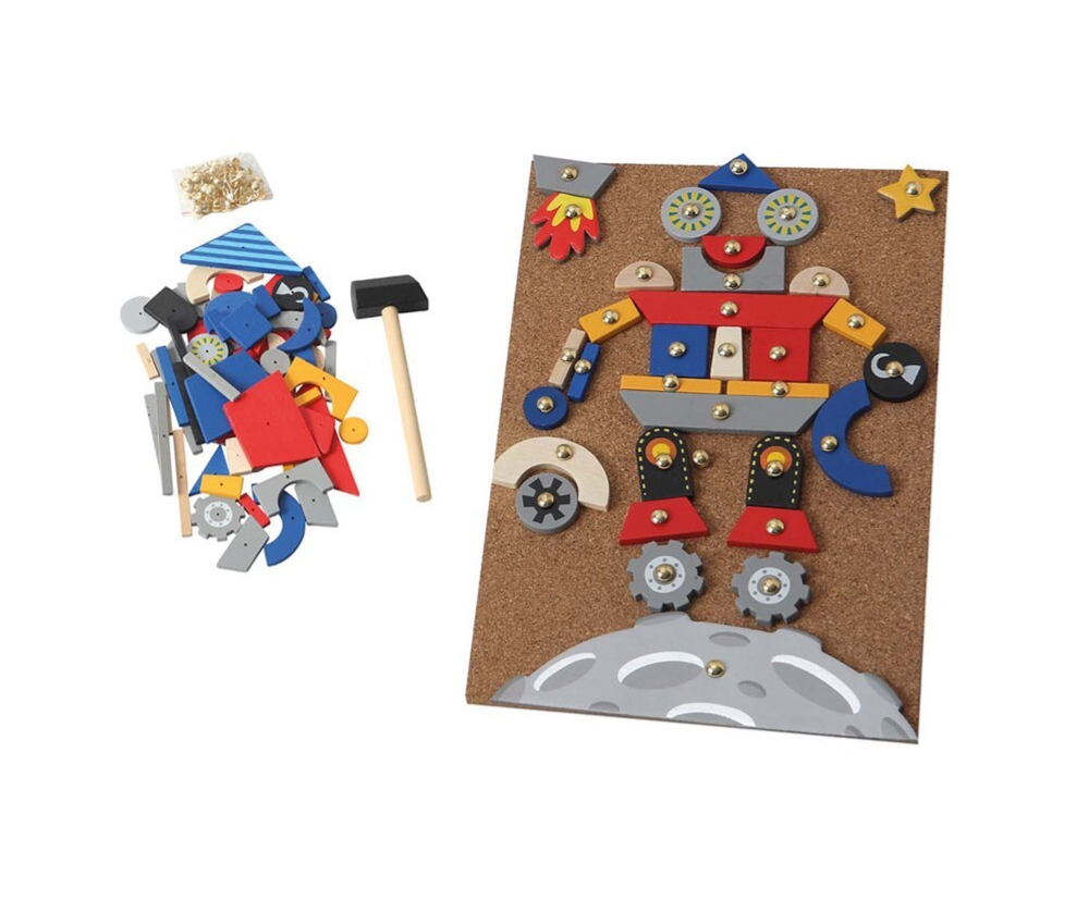 Jeu marteau et clous - Robot dans l'Espace