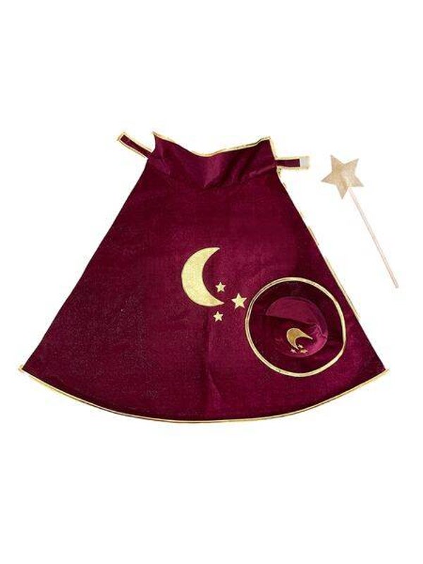 Déguisement kit de Magicien bordeaux