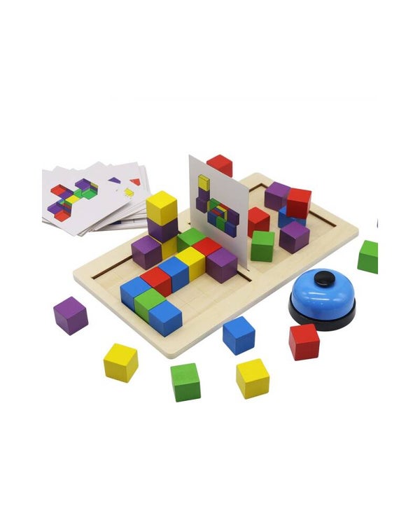 Jeu blocs de construction 3D