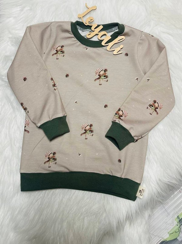 Weihnachtskurier Pullover Gr.98