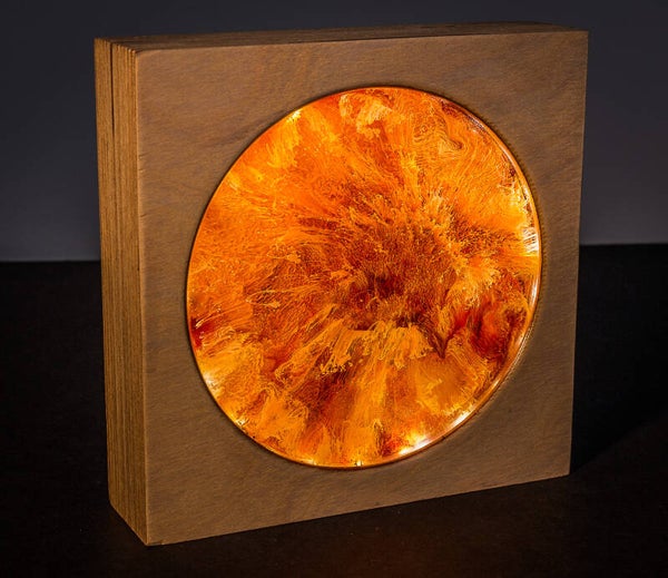 Petri lamp "Solar Storm"