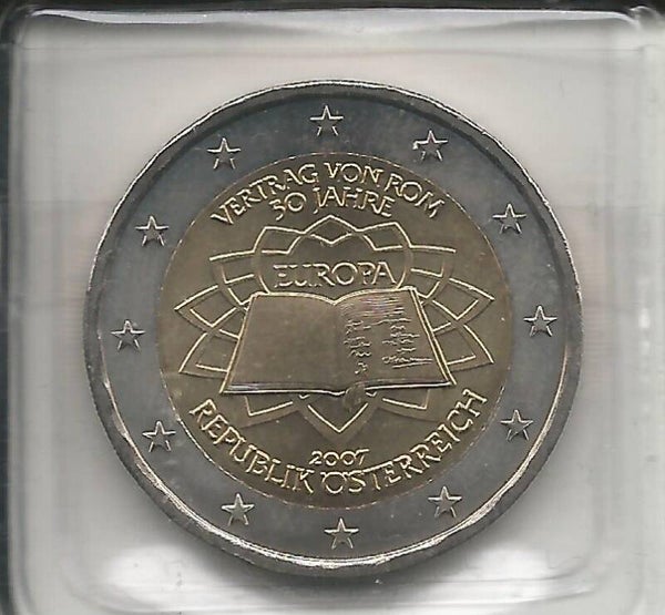 2007 Austria 2€ 50° Anniversario trattati di Roma