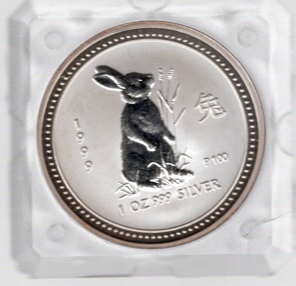 1$ Australia 1999 Calendario lunare cinese anno del Coniglio