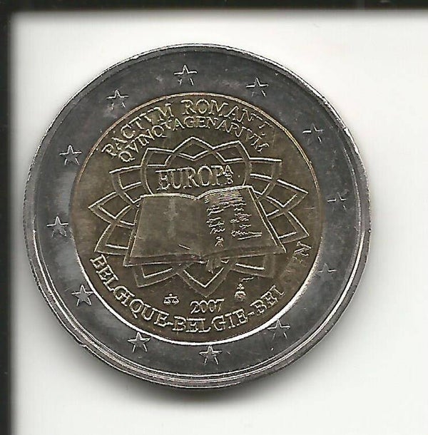 2007 Belgio 2€ 50° Anniversario trattati di Roma