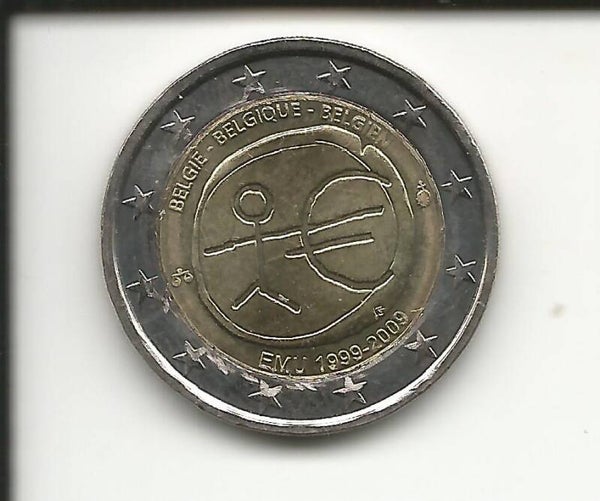 2009 Belgio 2€ 10° anniversario dell' unione economica e monetaria