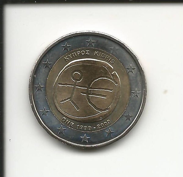 2009 Cipro 2€ 10° anniversario dell' unione economica e monetaria