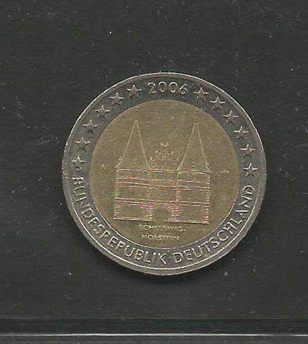 2006 Germania 2€ Holsten zecca casuale