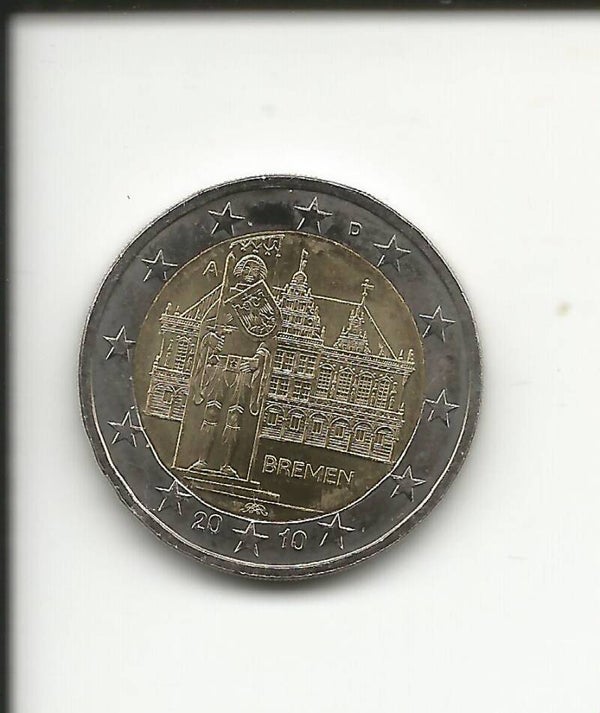 2010 Germania 2€ Bremen zecca A