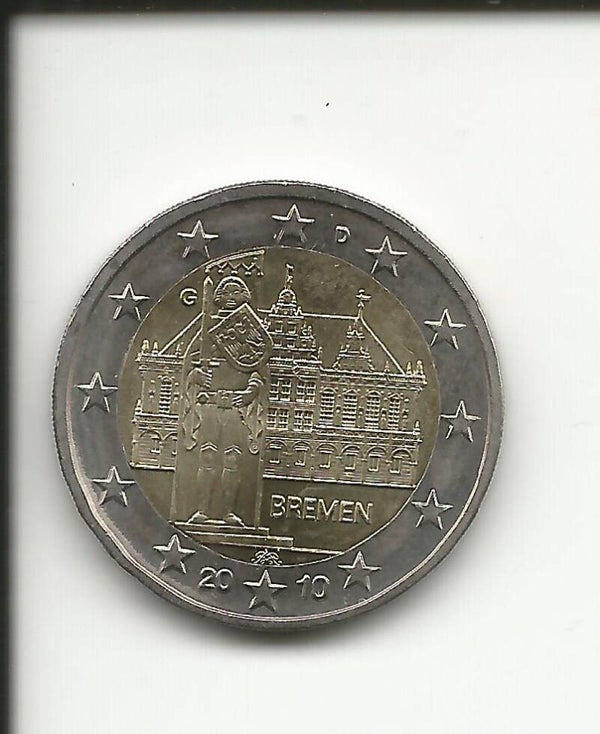 2010 Germania 2€ Bremen zecca G