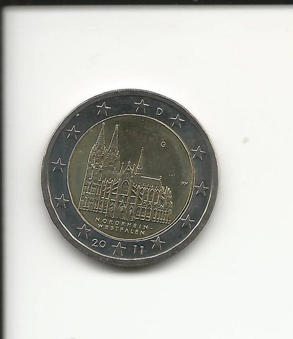 2011 Germania 2€ Duomo di Colonia zecca G