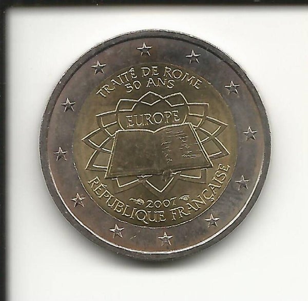 2007 Francia 2€ 50° Anniversario trattati di Roma