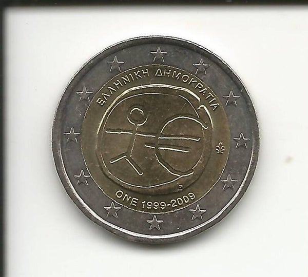 2009 Grecia 2€ 10° anniversario dell' unione economica e monetaria