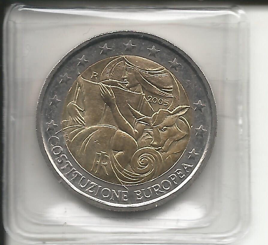 2005 Italia 2€ Costituzione Europea