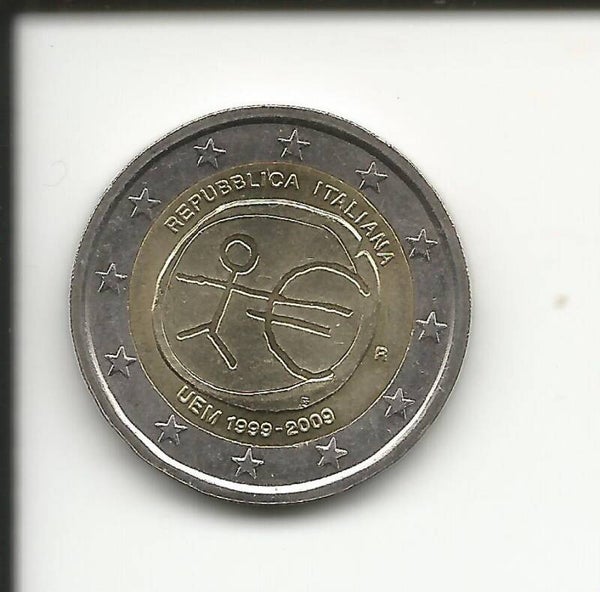 2009 Italia 2€ 10° anniversario dell' unione economica e monetaria