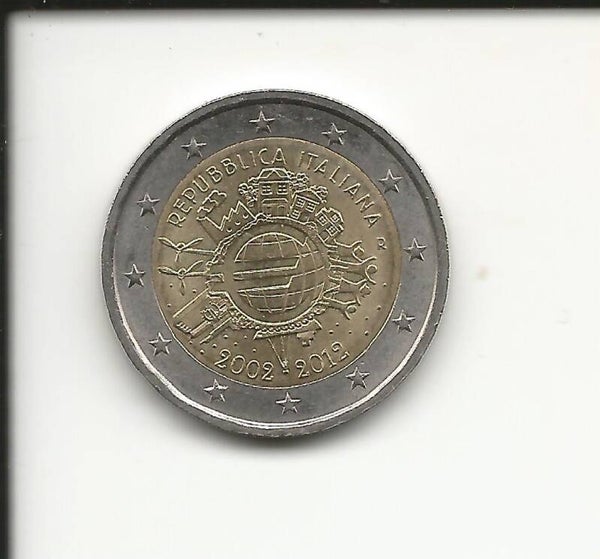 2012 Italia 2€ 10° Anniversario dell' Euro