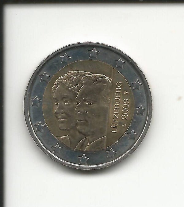 2009 Lussemburgo 2€ 90° Ascesa al trono Charlotte